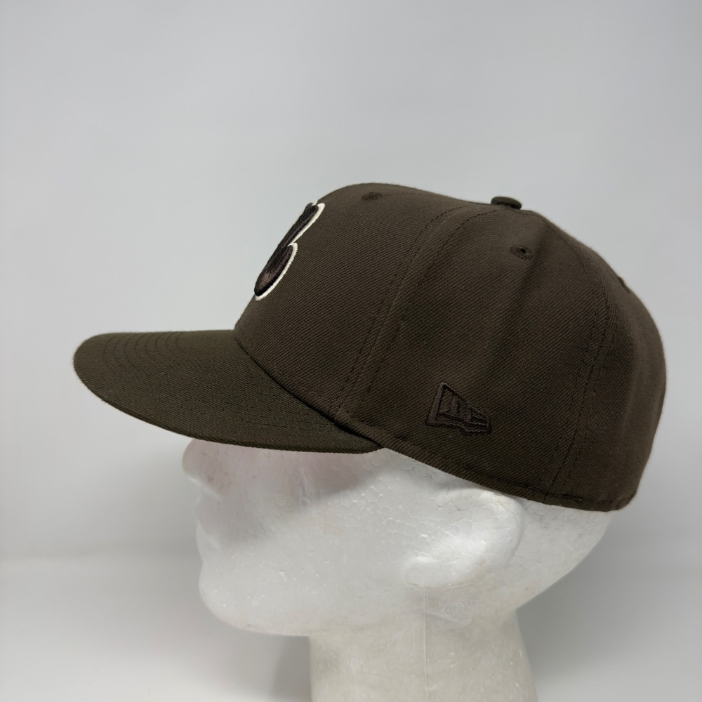 New Era Montreal Expos 59FIFTY Fitted Hat Brown Pink 35th Anniversary Size 7 1/2 - Picture 3 of 10